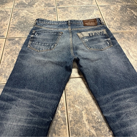 G-Star Raw 90s / Y2K Vintage Denim Pants Jeans Made in USA Size 34/32 - Picture 8 of 16